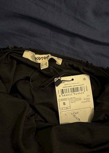 Siyah payetli v yaka büstiyer - Görsel 3