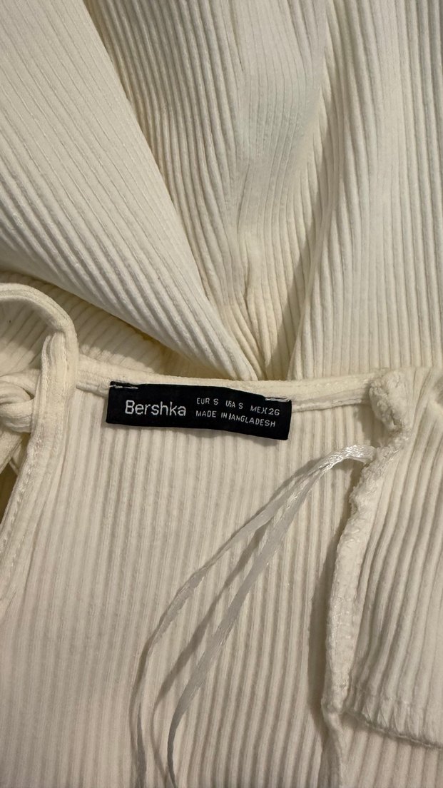 Beyaz Askılı Mini Elbise - Görsel 3