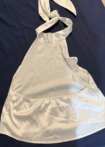 Saten Boyundan Bağlamalı üst - Görsel 2