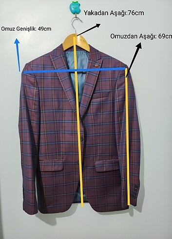 Ennio Tardini Slim Fit Blazer Ceket 