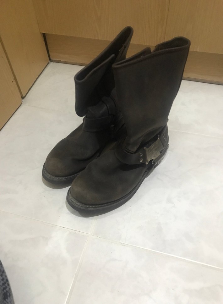 Kahverengikışlık bot Deri Tokalı Erkek bot - Görsel 3