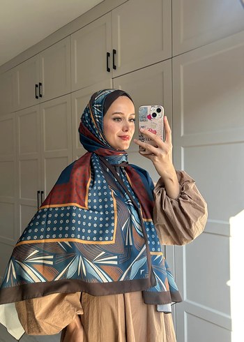 Bohem Tarzı Camel Drapeli Kadın Şal