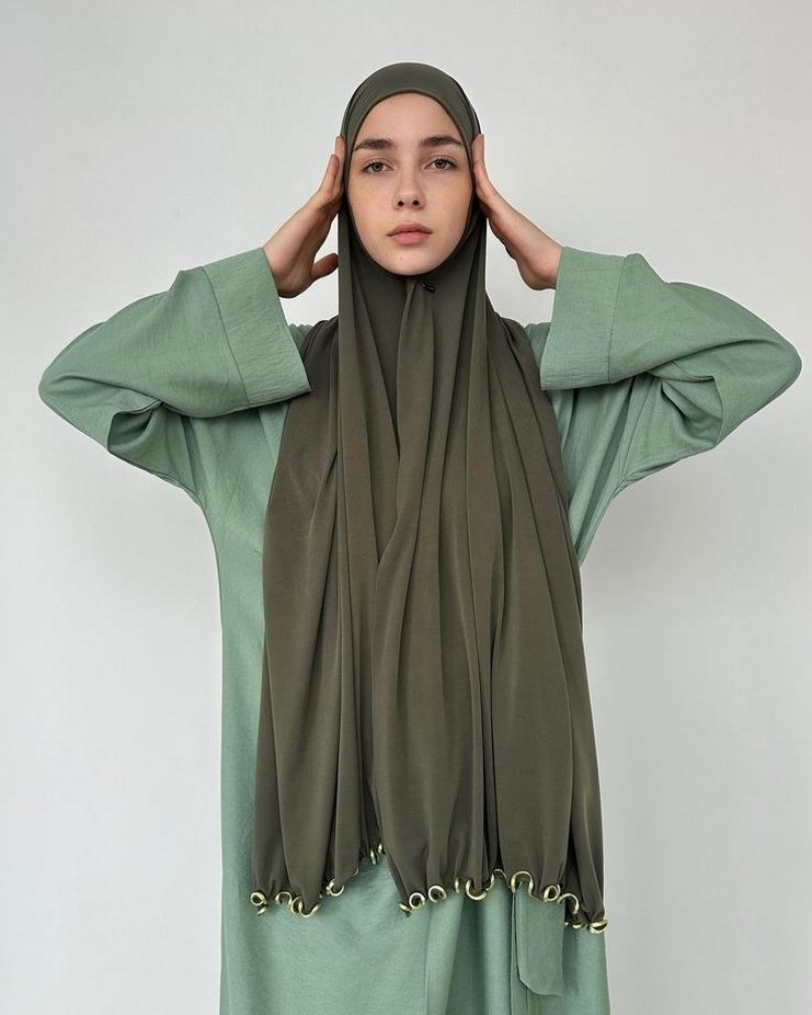 Kadın Çok Renkli Fırfırlı Şal - Görsel 2