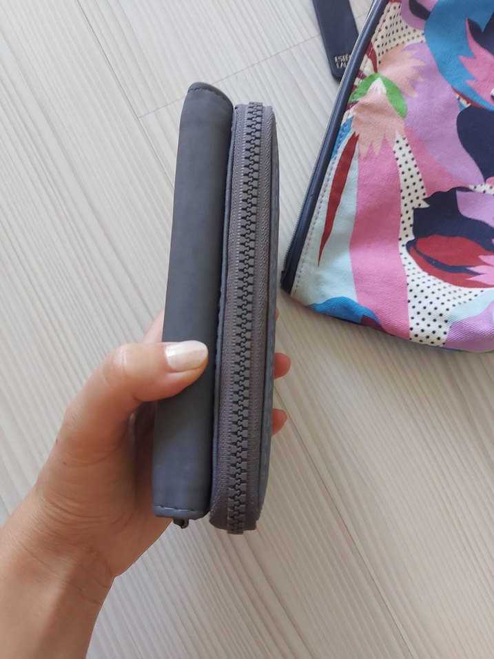 Gri Fermuarlı Kadın Cüzdanı - Görsel 5