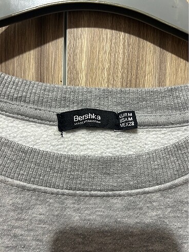 Bershka M beden gri sweat