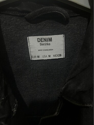 Bershka Bershka denim ceket siyah