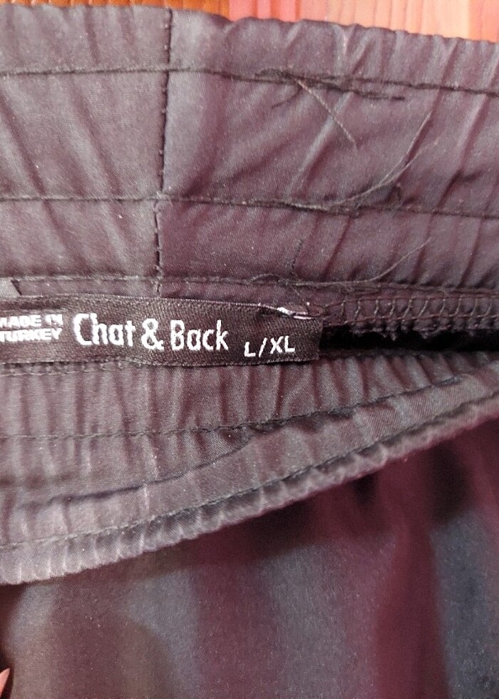 Siyah Paraşüt pantalon - Görsel 2