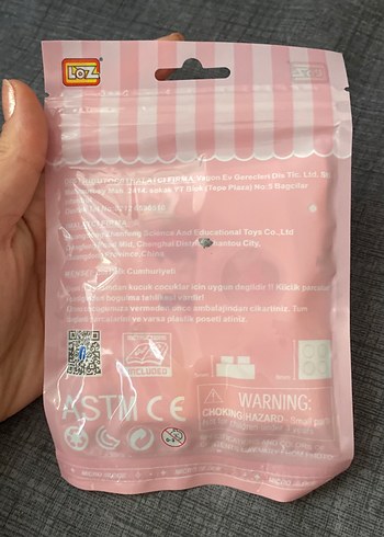 Diğer LoZ Pembe Pastel Vagon Blok Seti 130 Parça
