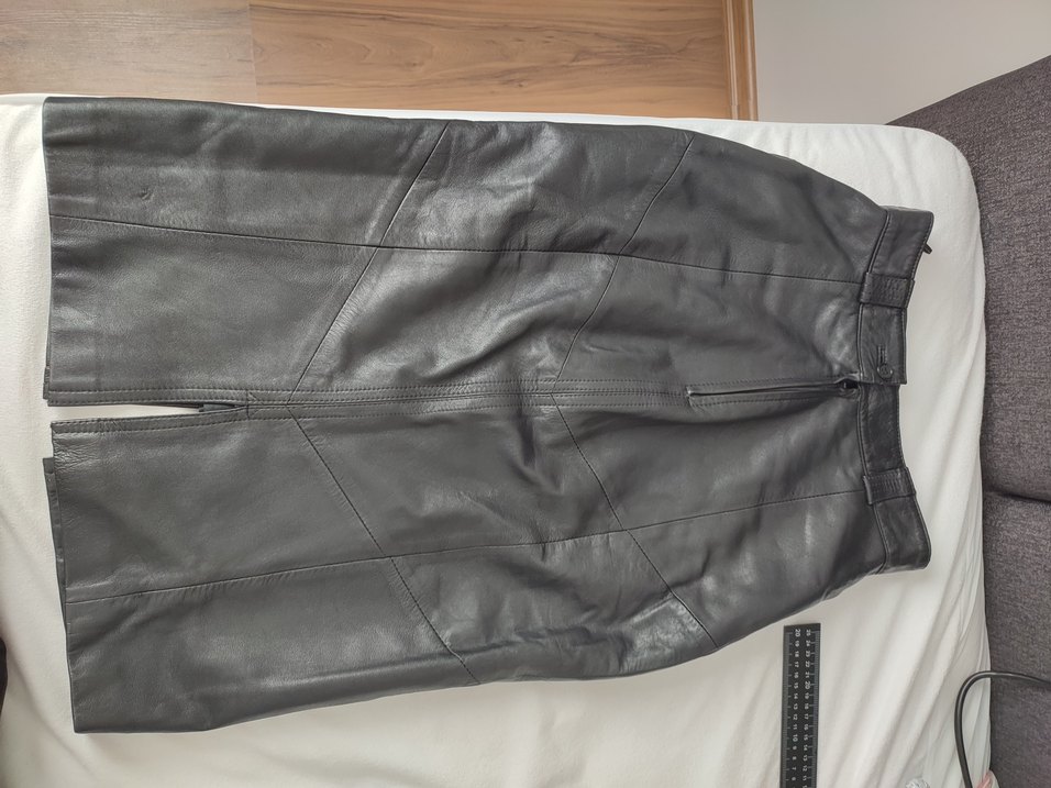 Siyah Deri Etek - Görsel 2