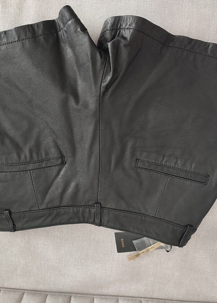 Hakiki deri şort - Görsel 2