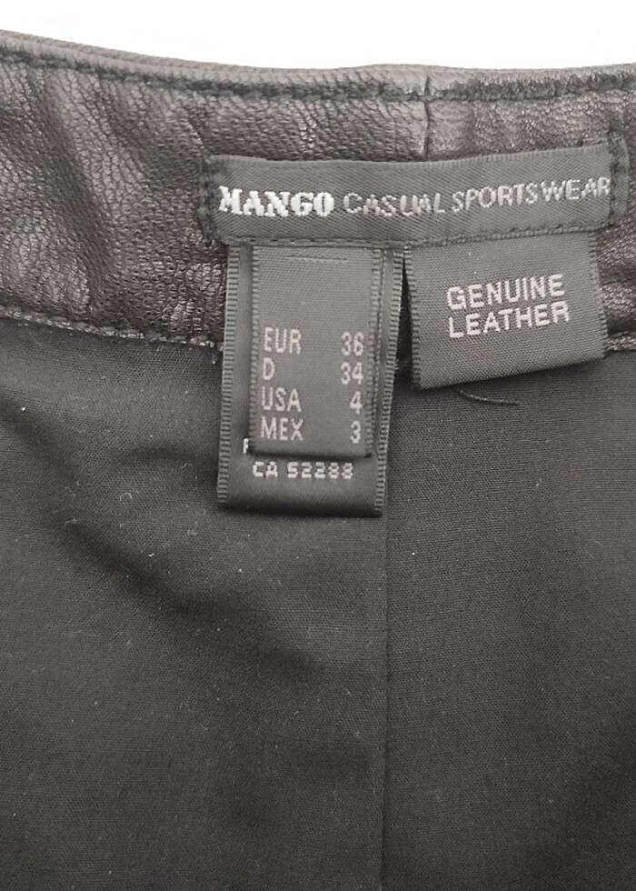 Hakiki deri şort - Görsel 3