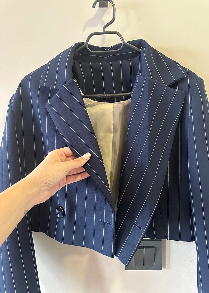 Zara crop ceket - Görsel 3