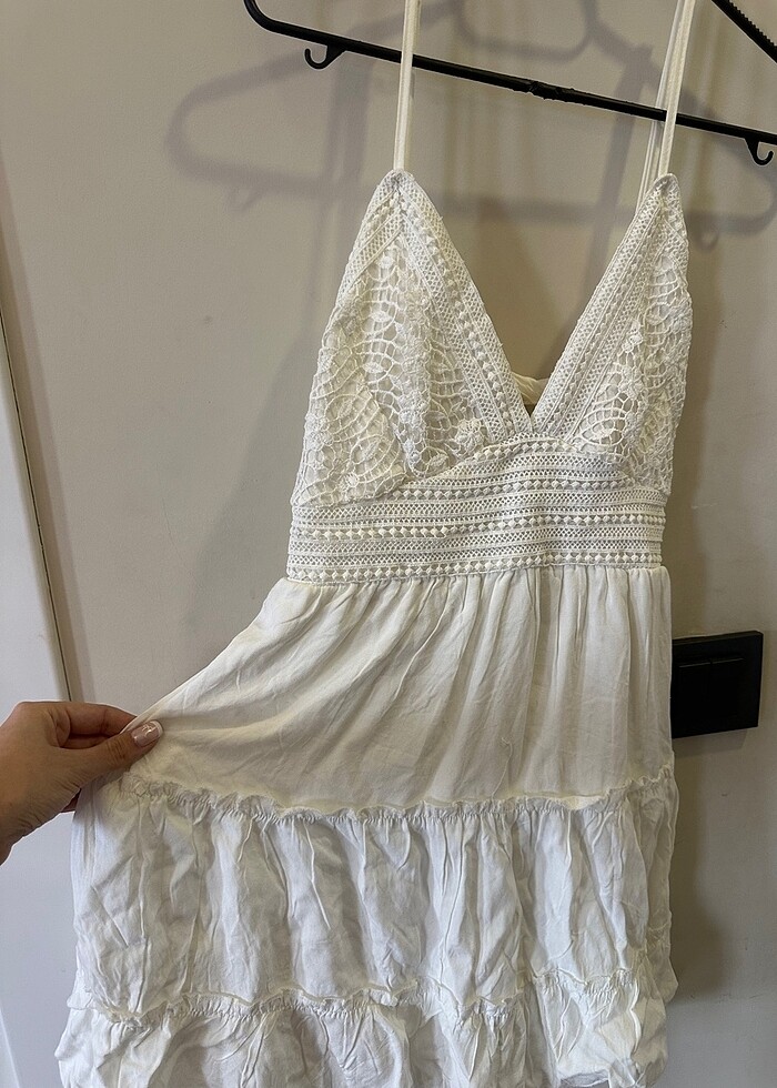 Beyaz elbise - Görsel 4