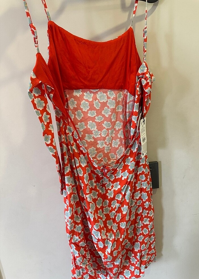 Pull&Bear çiçekli elbise - Görsel 3