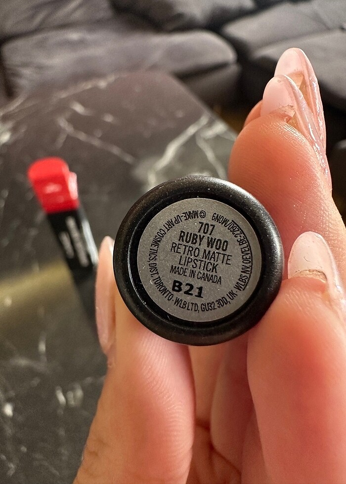 Mac ruby woo ruj - Görsel 3