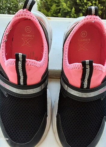 32 Beden siyah Renk Kinetix Kız Çocuk Spor Ayakkabı