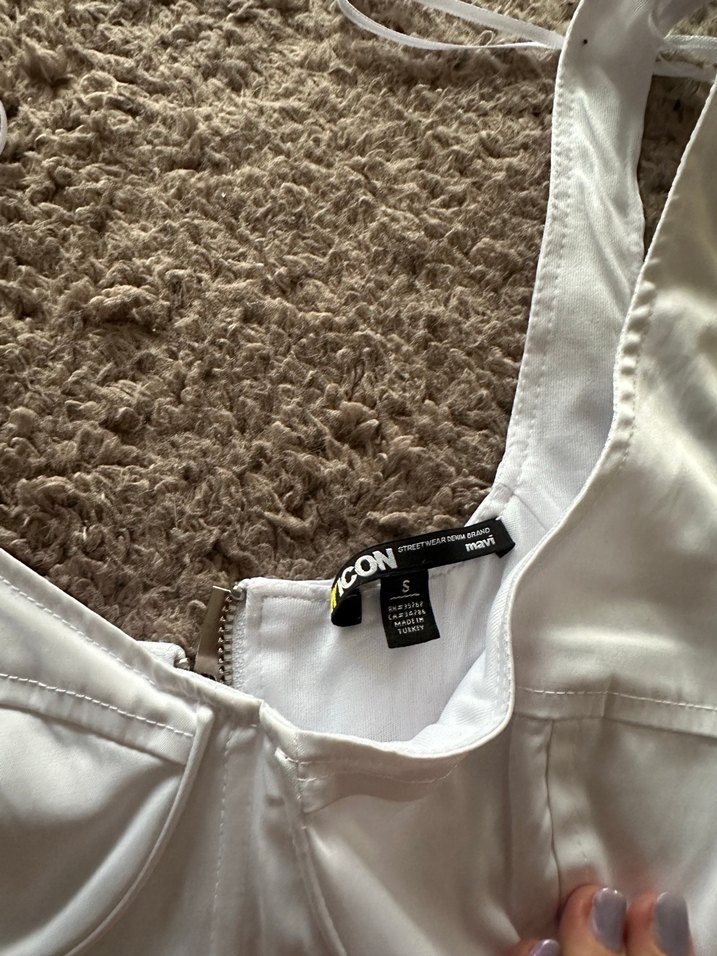 Beyaz Straplez Kadın Büstiyer - Görsel 2