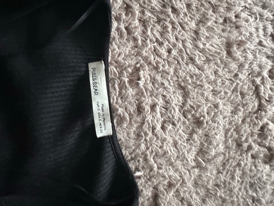 Siyah Kadın Crop Top - Görsel 2