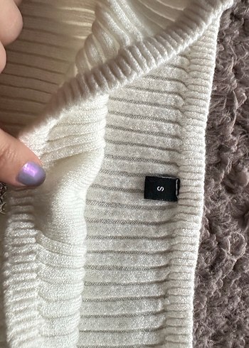 İnce Fitilli Mini Triko Kadın üst - Görsel 2