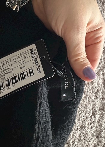 Siyah tüvit etek - Görsel 2