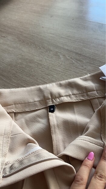 xs Beden ten rengi Renk Kumaş pantolon