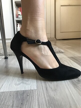 38 Beden siyah Renk Gön topuklu ayakkabı