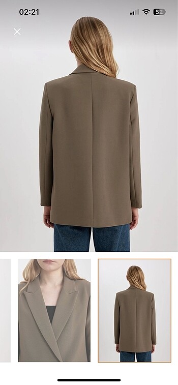 40 Beden Defacto blazer ceket