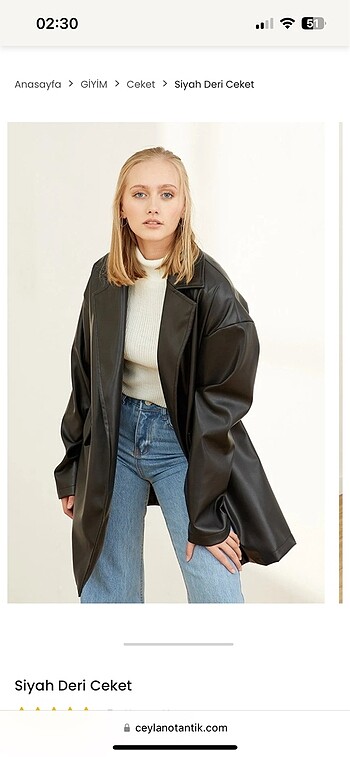 Bershka Ceylan otantik deri ceket