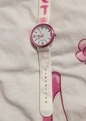 Pembe Kadın Saat, Tokalı, Pastel Tonlarda - Görsel 3