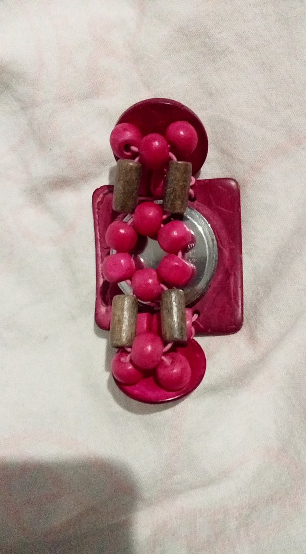 Pembe Vintage Kadın Kol Saati el işi - Görsel 2