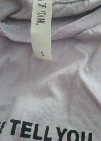 Mor Baskılı Kız Tişörtü, Kısa Kollu, Rahat Kesim - Görsel 4