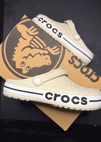 Crocs Classic Cream & White Terlik