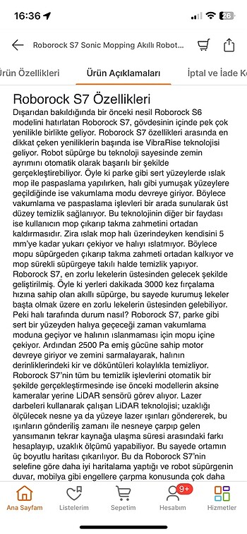 Diğer Roborock s7 sonic