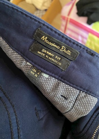 Kadın Mavi Denim  Normal Kesim Pantolon - Görsel 4