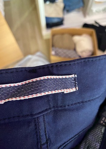 Kadın Mavi Denim  Normal Kesim Pantolon - Görsel 3