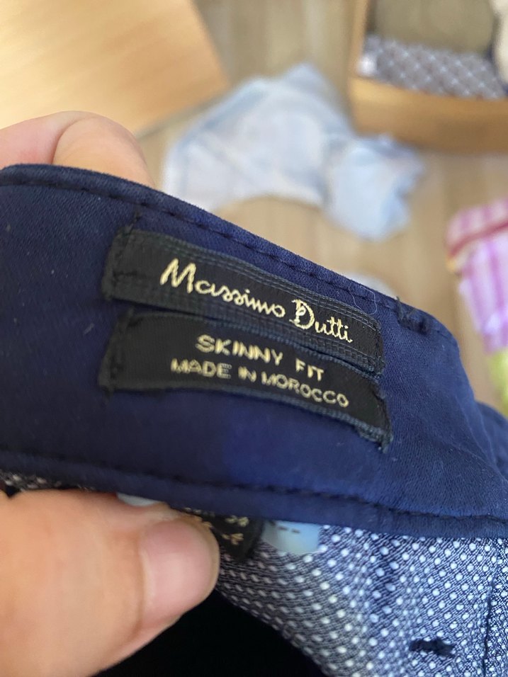 Kadın Mavi Denim  Normal Kesim Pantolon - Görsel 2
