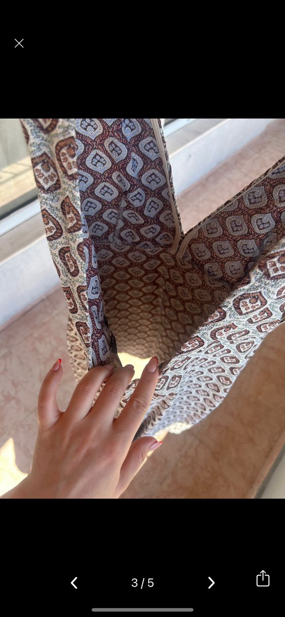 Bohem V Yaka Düğmeli Midi Tulum - Görsel 2