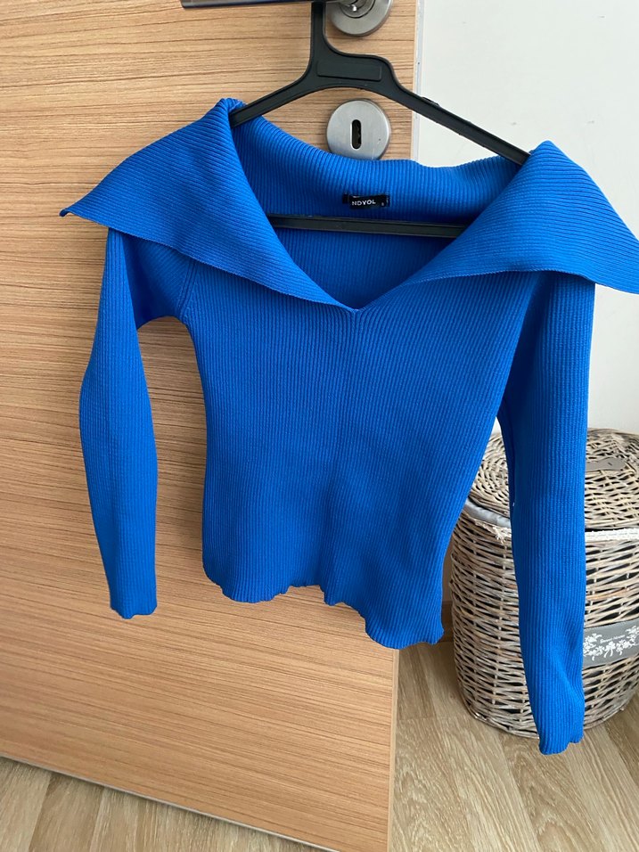 Mavi  kazak - Görsel 2