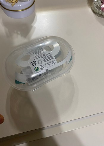 Bebek Emziği Şeffaf ve Kutuda Beyaz - Görsel 2