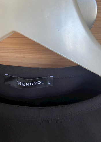 Trendyol & Milla Siyah Kadın Crop Top Kısa Kollu