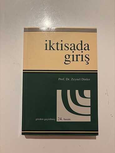 İktisada Giriş - Prof. Dr. Zeynel Dinler