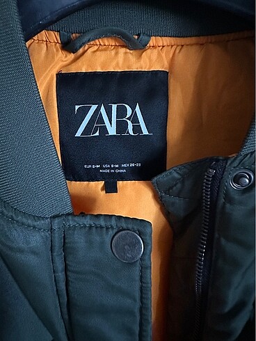 s Beden haki Renk ZARA BOMBER MONT