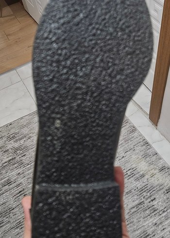 Kadın Siyah Deri Casual Tokalı Loafer Ayakkabı - Görsel 5