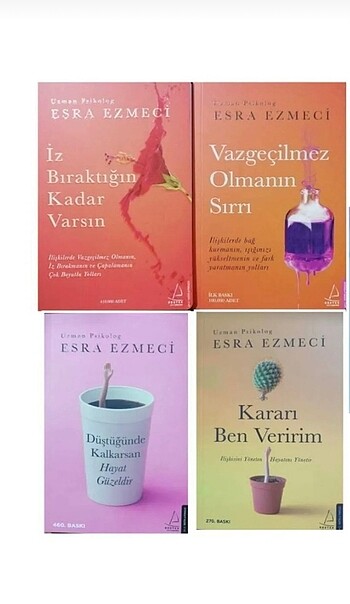Esra ezmeci 4 kitap