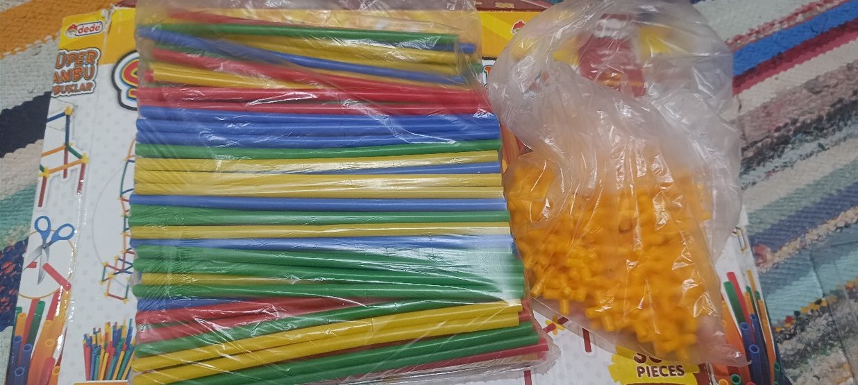 Renkli Bambu Çubuklar Eğitici Oyuncak - Görsel 3