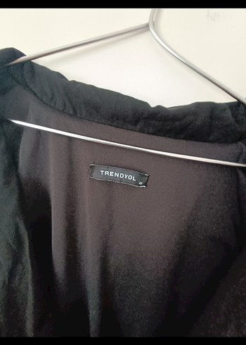 Siyah V Yakalı Midi Kadın Elbise - Görsel 2