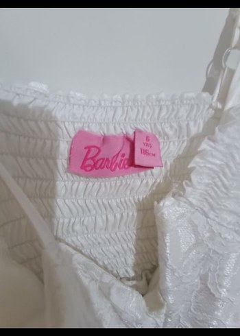 Kız Çocuk Beyaz Dantel Detaylı Elbise - Görsel 5