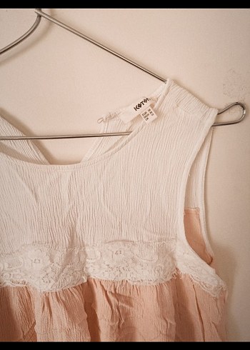 Dantel Detaylı Keten Hamile Bluzu - Görsel 4