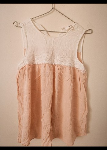 Dantel Detaylı Keten Hamile Bluzu - Görsel 2