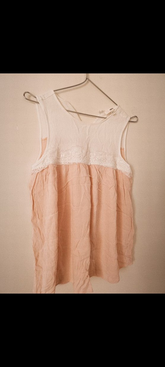 Dantel Detaylı Keten Hamile Bluzu - Görsel 3